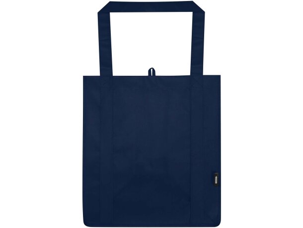 Bolsa tote non woven RPET Liberty con certificado GRS Azul marino detalle 9