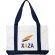 Bolsa con asas y base de colores con logo