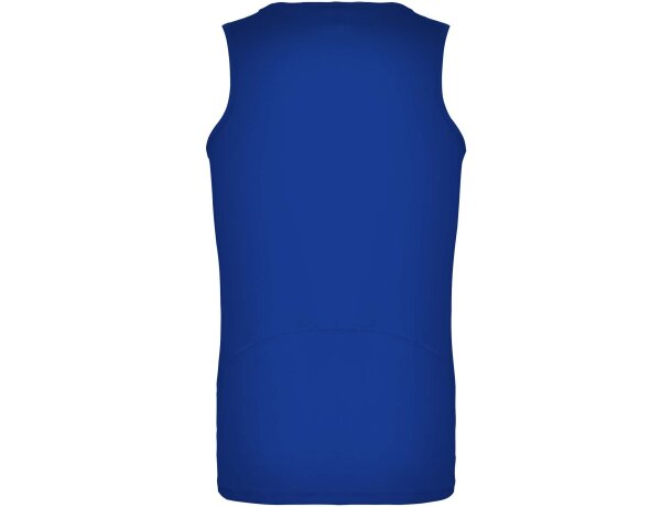 Camiseta deportiva sin mangas infantil Andre de Roly Azul real detalle 6