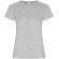 Camiseta mujer algodón orgánico entallada Golden Roly Gris jaspeado