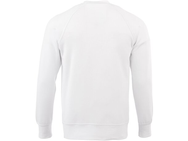 Sudadera de cuello redondo unisex Kruger Blanco detalle 3