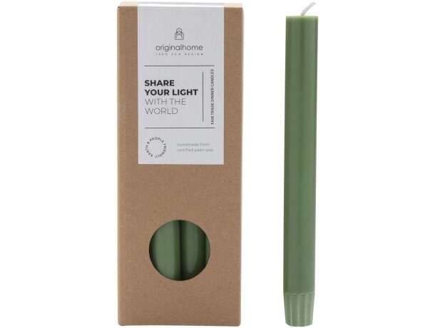 Vela artesanal matcha cera palmiste certificada Originalhome Rosa claro detalle 6