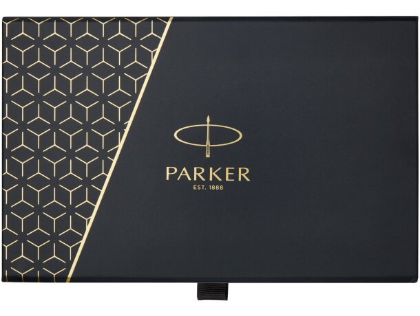 Set bolígrafo y rollerball Parker IM acero inoxidable negro Negro intenso detalle 3