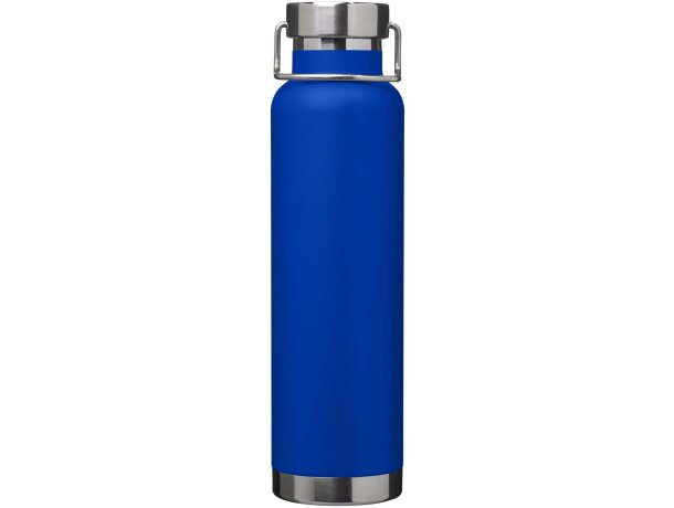 Botella Thor 650ml acero inoxidable reciclado certificado RCS Azul real detalle 32