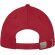 Gorra con ribete de 6 paneles Darton Rojo detalle 8