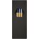 Set de bolígrafos para publicidad en caja negra de madera tinta azul Kerf Negro intenso/natural detalle 5