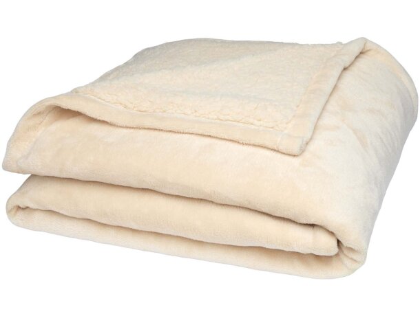 Manta sherpa Ashen de poliéster reciclado certificado GRS detalle 6