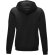 Sudadera con capucha y cremallera Ruby para hombre sostenible Negro intenso detalle 28