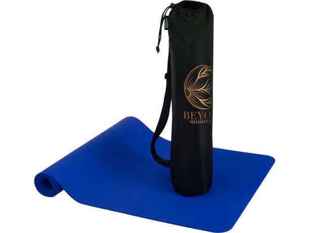 Esterilla yoga TPE reciclado Virabha con funda incluida Azul detalle 6