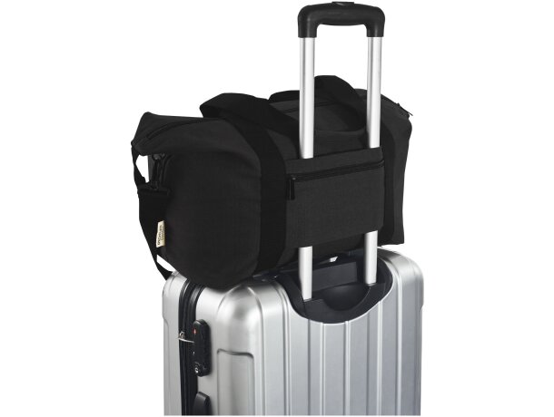 Bolsa deportiva Joey lona reciclada GRS 25 litros Negro intenso detalle 6