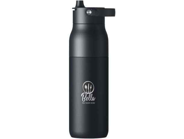 Botella de agua LARQ Swig Top 1000ml con filtro purificador Negro intenso detalle 1