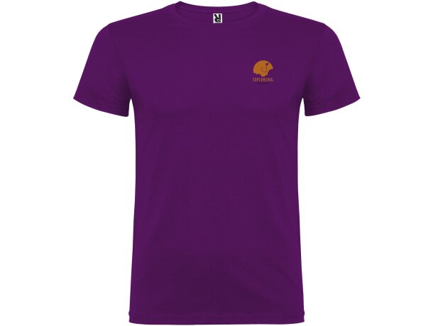 Camiseta infantil Beagle Roly de algodón con cuello redondo Morado detalle 46