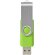 Memoria USB Rotate 2GB con protección giratoria de aluminio Lima/plateado detalle 18