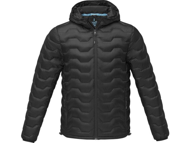 Chaqueta aislante reciclada certificada GRS Petalite hombre Negro intenso detalle 18