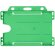 Porta credencial original de formato horizontal pp Verde detalle 9