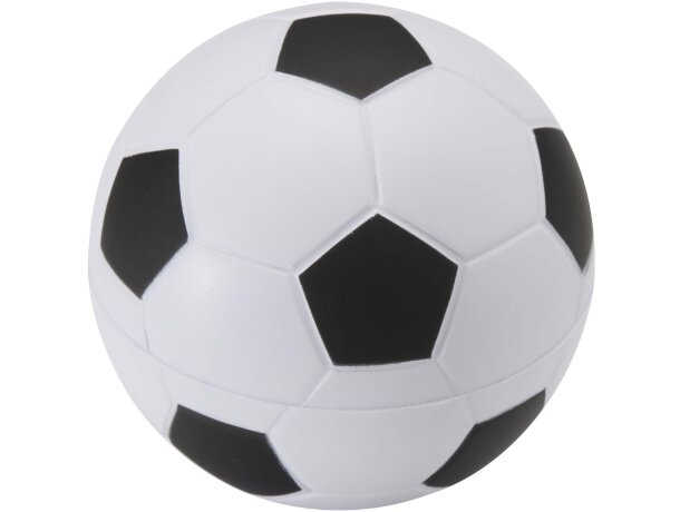 Balón antiestrés Zavi de espuma de poliuretano negro Negro intenso detalle 2