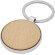 Llavero redondo Moreno de madera de haya natural