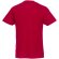 Camiseta de manga corta de material reciclado GRS de hombre Jade Rojo detalle 10