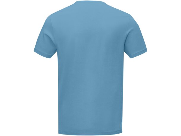 Camiseta manga corta algodón orgánico certificado GOTS hombre 200 g/m2 Azul nxt detalle 15