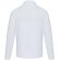 Polo manga larga Apollo algodón piqué unisex corporativo Blanco detalle 7