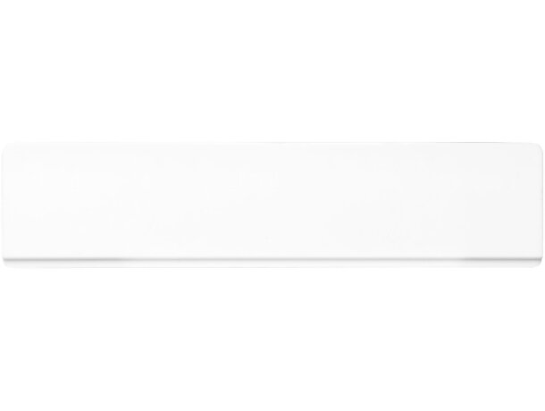 Regla Refari 15 cm plástico reciclado personalizable Blanco detalle 3