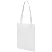 Bolsa de feria con asas largas blanca Bolsa de feria con asas largas blanca