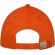 Gorra de 6 paneles Darton personalizadas con detalle de ribete elegante Naranja detalle 12