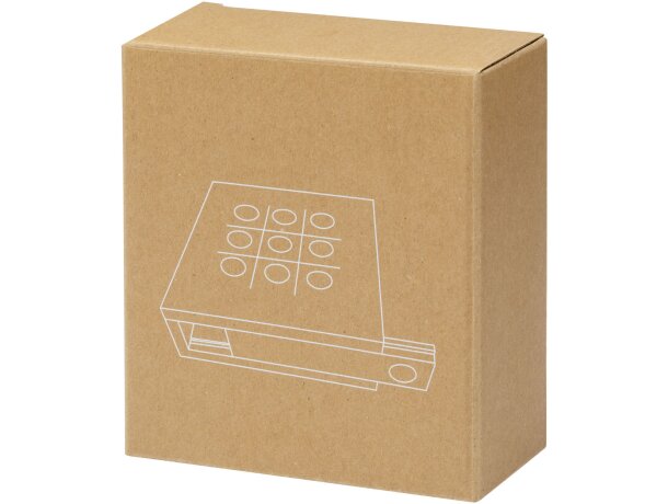 Juego 3 en raya Strobus en madera natural certificada FSC Natural detalle 4