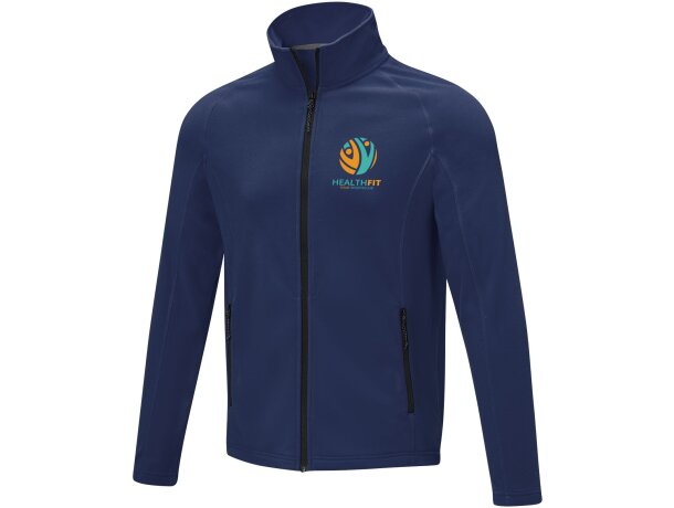 Chaqueta polar para hombre Zelus con cremallera reversible Azul marino detalle 25