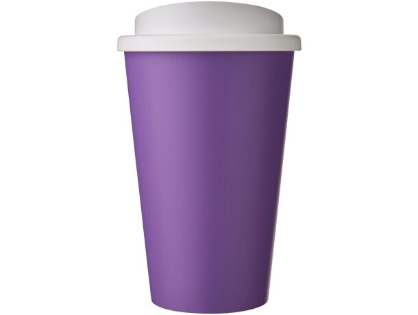 Vaso térmico Americano 350 ml con aislamiento de doble pared Morado/blanco detalle 118