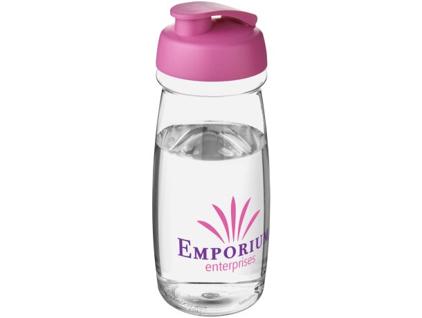 H2O Active® Pulse Bidón deportivo con Tapa Flip de 600 ml Transparente/rosa detalle 74