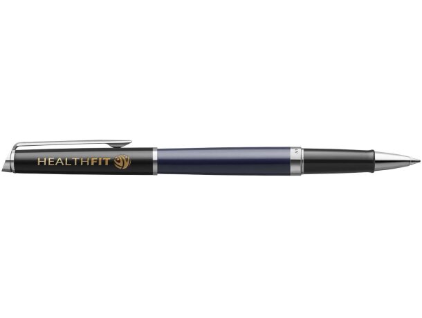 Rollerball Waterman Hemisphere con bloques de color y ribete Azul/negro intenso detalle 4