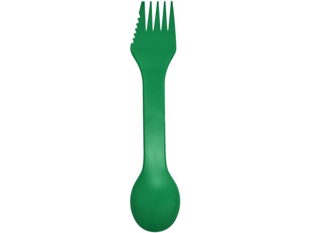 Cuchara, tenedor y cuchillo 3 en 1 Epsy Verde detalle 9
