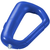 Llavero mosquetón con linterna incluida personalizada azul medio Llavero mosquetón con linterna incluida personalizada azul medio