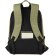Mochila antirrobo Joey 18L portátil 15,6 lona reciclada GRS Verde oliva detalle 25