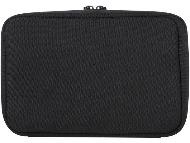 Bolsa organizadora reciclada GRS Rise con forro de felpa Negro intenso detalle 3