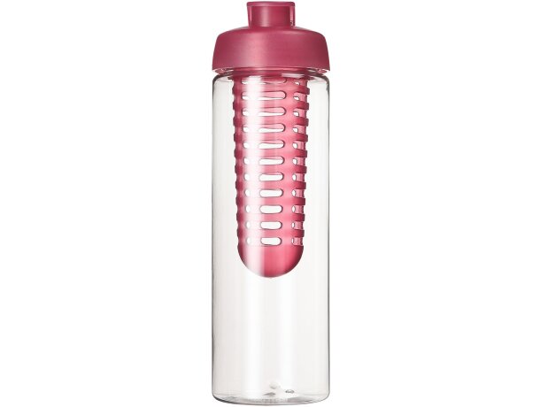 H2O Active® Vibe Bidón e infusor con tapa Flip de 850 ml Transparente/rosa detalle 16