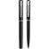 Set bolígrafo y rollerball publicitario metalálico tinta azul Allure Negro intenso detalle 2