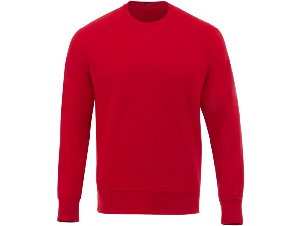 Sudadera de cuello redondo unisex Kruger Rojo detalle 6