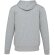 Sudadera sherpa con cremallera y capucha Natron Gris mezcla detalle 3