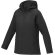 Chaqueta softshell acolchada Notus para mujer con capucha Negro intenso