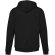 Sudadera con capucha unisex Spinel algodón orgánico certificado Negro intenso detalle 3