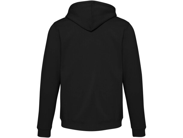 Sudadera con capucha unisex Spinel algodón orgánico certificado Negro intenso detalle 3