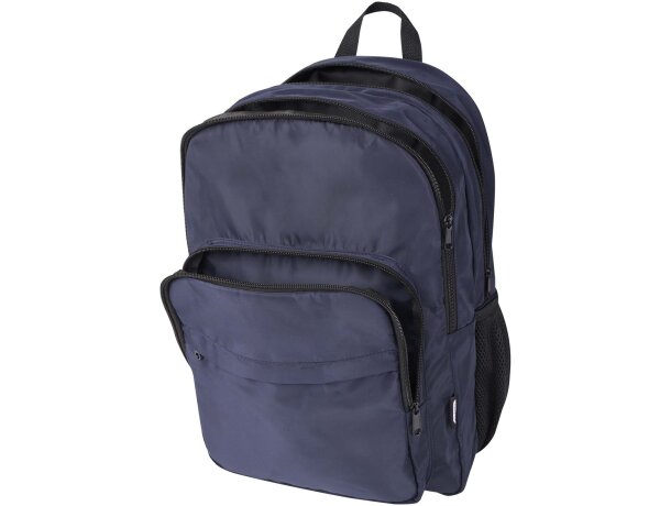 Mochila portátil 15 pulgadas Trend Plus con certificado GRS Azul marino detalle 12