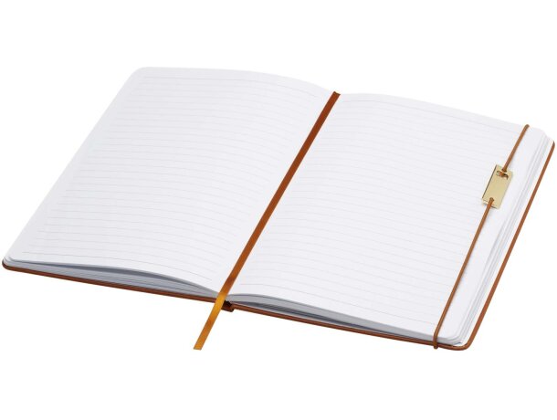 Set libreta A5 con rollerball Legato tinta azul Marrón detalle 14