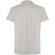 Polo manga corta unisex Cobain Roly acabado vintage Gris detalle 23