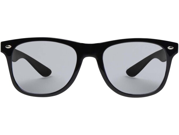 Gafas anti luz azul GazeGuard con montura reciclada negra Negro intenso detalle 2