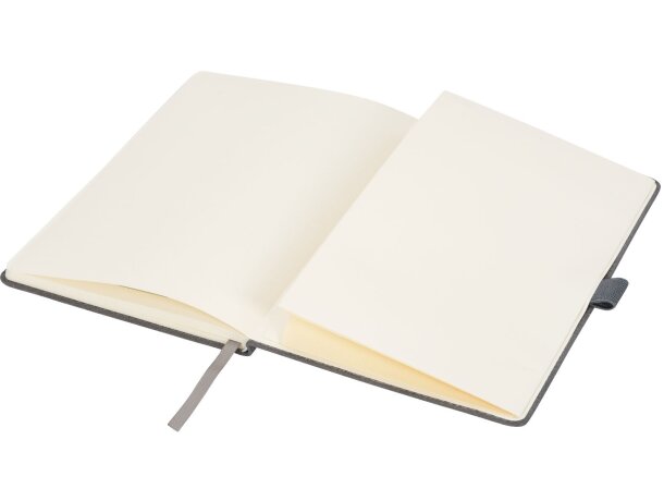 Libreta A5 de ante Carbony Gris detalle 17