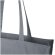 Bolsa tote algodón reciclado GRS con refuerzos Florida 14L Gris detalle 35