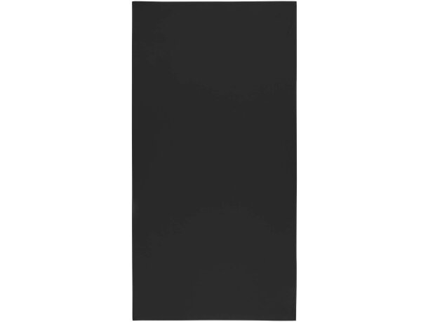 Toalla deportiva Lucas de poliéster reciclado con bolsa Negro intenso detalle 3